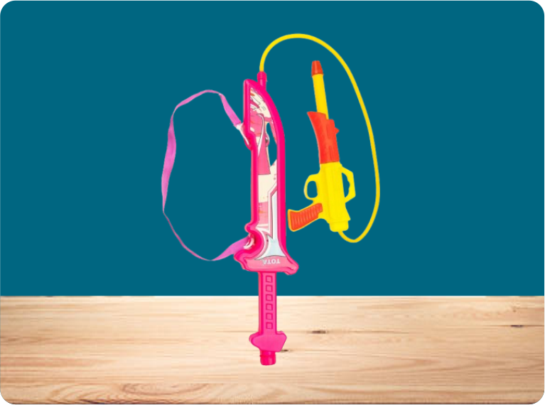 Sword Water Tank Pichkari